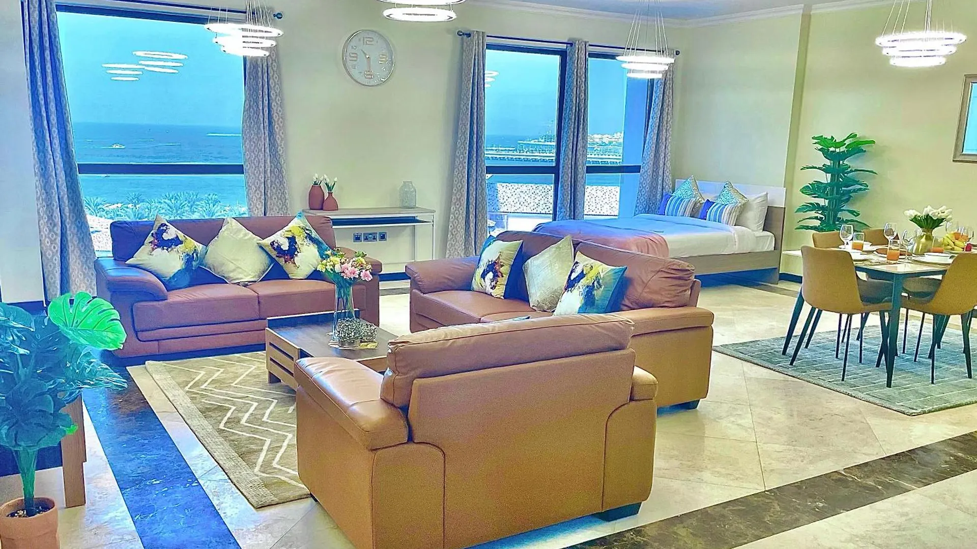 Luxury Casa - Atlantic Sea View Holiday Apartment 3-Bedroom Suite - Jbr Beach Dubai
